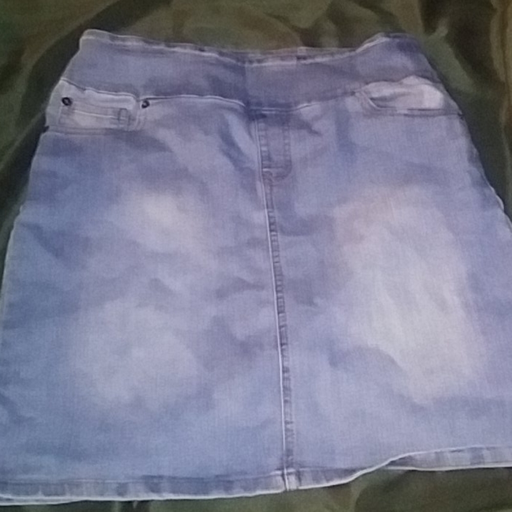 Chadwick of Boston blue jean skirt